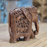 Indian Handcrafted Wooden Elephant Home Decor Showpiece 204